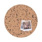 Bi-Office Eco Frameless Round Board Double-Sided Cork/Black Eva 30cm SF1034412397