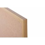 Earth Executive Cork Noticeboard 60x45cm Cork Surface Oak MDF Frame SF142001239