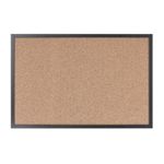 Bi-Office Essentials Techcork Noticeboard Black Frame 90x60cm SF132209168