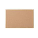 Earth Executive Cork Noticeboard 120x90cm Cork Surface Oak MDF Frame SF152001239