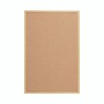 Earth Executive Cork Noticeboard 120x90cm Cork Surface Oak MDF Frame SF152001239