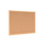 Earth Prime Cork Noticeboard 240x120cm Cork Surface Oak MDF Frame SF362001233