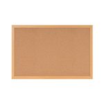 Earth Prime Cork Noticeboard 180x120cm Cork Surface Oak MDF Frame SF352001233
