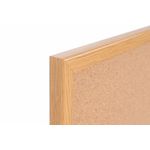 Earth Prime Cork Noticeboard 180x120cm Cork Surface Oak MDF Frame SF352001233
