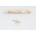 Bi-Office Wooden Push Pins (Pack of 20 PI3203