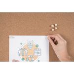 Bi-Office Wooden Push Pins (Pack of 20 PI3203