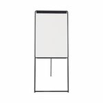 Bi-Office Classic Magnetic Footbar Easel Black 70x100cm EA2306007