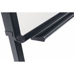 Bi-Office Classic Magnetic Footbar Easel Black 70x100cm EA2306007