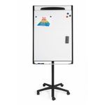 Bi-Office Mastervision Magnetic Mobile Easel Black 70x100cm EA48066720