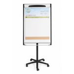 Bi-Office Mastervision Magnetic Mobile Easel Black 70x100cm EA48066720