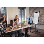 Bi-Office Mobile Magnetic Flipchart Easel 700x1000mm EA48061823