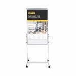 Bi-Office Mobile Duo Easel Grey Felt and Magnetic Surface 70x120cm EA4726075