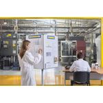 Bi-Office 4 Sided Mobile Information Board Magnetic Surface 650x910mm EA673117