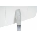 Bi-Office Business Glass Mobile Easel Non-Magnetic 70x100cm GEA4850126