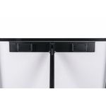 Bi-Office Classic Non-Magnetic Footbar Easel Black 70x100cm EA2300007