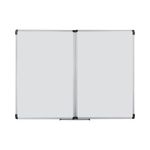 Bi-Office Maya Trio Magnetic Lacquered Steel Surface Aluminium Frame 120x90cm TR02020509170