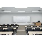 Bi-Office Maya Trio Magnetic Lacquered Steel Surface Aluminium Frame 120x90cm TR02020509170