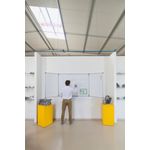 Bi-Office Maya Trio Magnetic Lacquered Steel Surface Aluminium Frame 120x90cm TR02020509170