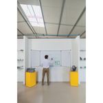 Bi-Office Maya Trio Magnetic Lacquered Steel Surface Aluminium Frame 90x60cm TR01020509170