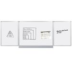 Bi-Office Infinity Trio Magnetic Lacquered Steel Surface Aluminium Frame 120x90cm TR02020509770