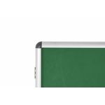 Bi-Office Enclore Display Case Green Felt Acrylic Aluminium Frame 20xA4 VT740102150