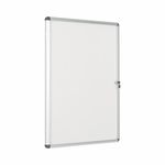 Bi-Office Enclore Magnetic Display Case Acrylic Door Aluminium Frame 9xA4 VT630109150