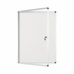 Bi-Office Enclore Magnetic Display Case Acrylic Door Aluminium Frame 9xA4 VT630109150
