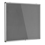 Bi-Office Enclore Fire Retardant Grey Lockable Door Top Hinged 15xA4 ST380102150