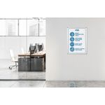 Bi-Office Curled Snap Display Aluminium Frame Plastic Corners A0 VT060415280