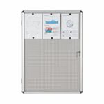 Bi-Office Enclore Combonet Display Case Acrylic Aluminium Frame 9xA4 VT630108150