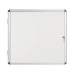 Earth Enclore Enclosed Magnetic Noticeboard 6xA4 Aluminium Frame RVT620109150
