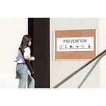 Bi-Office Mastervision Out Display Cork Lockable Door Top Hinged 18xA4 VT390601760