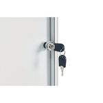 Bi-Office Enclore Magnetic Display Case Acrylic Door Aluminium Frame 6xA4 VT620109150