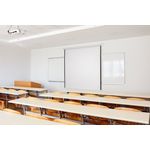 Bi-Office Wall Projection Screen Manual Retraction 244x244cm 9D006011