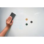 Bi-Office Eraser with Magnetic Cup Holder Black 13x8x4cm AA0720