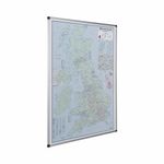 Bi-Office Maya Magnetic British Isles Sales + Marketing Map 120x90cm MAP0200602
