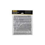Bi-Office Changeable Letter Boards Characters 19mm Silver (Pack of 264) CAR0402