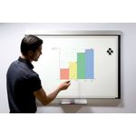 Bi-Office Expression Whiteboard Magnetic Ceramic Surface Aluminium Frame 180x120cm EXP270301