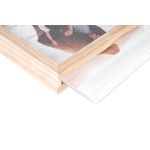 Bi-Office Floating Photo Frame Double Acrylic Pine Frame 13x18cm FP22960121-999