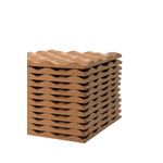 ARCHYI Frameless Ripple Cork Tile 200x200mm (Pack of 12) WT0529033