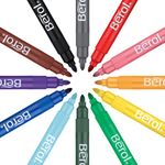 Berol Colour Broad Pen Water Based Ink Assorted (Pack of 12) S0672840