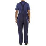 Beeswift Bib and Braces Cotton Drill Navy Blue 46 CDBBN46