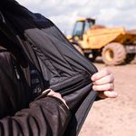 JCB Trade Hooded Softshell Black S D-ML-S