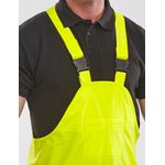 Beeswift Super B-Dri PU Bib Brace Saturn Yellow XL SBDBBSYXL