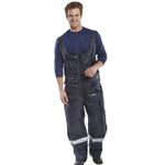 Beeswift Coldstar Freezer Bib Trouser Navy Blue Large CCFBTNL
