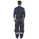 Beeswift Coldstar Freezer Bib Trouser Navy Blue 2XL CCFBTN2XL