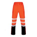 Beeswift Deltic High Visibility Over Trousers Two Tone Orange/Black M BSDTRTTORBLM