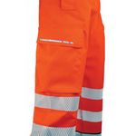 Beeswift Deltic High Visibility Over Trousers Two Tone Orange/Black M BSDTRTTORBLM