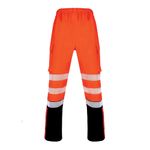 Beeswift Deltic High Visibility Over Trousers Two Tone Orange/Black 3XL BSDTRTTORBL3XL