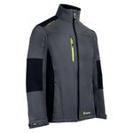 Beeswift FlexSoftshell Jacket Two-Tone Grey/Black XS SFSJGYBLXS